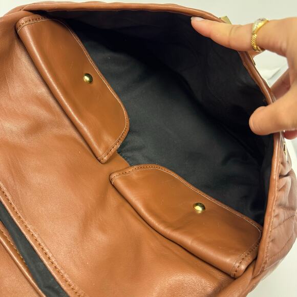 Miu Miu Brown Coffer matelassé leather hobo/shoulder bag with Braided Handle - Picture 12 of 16